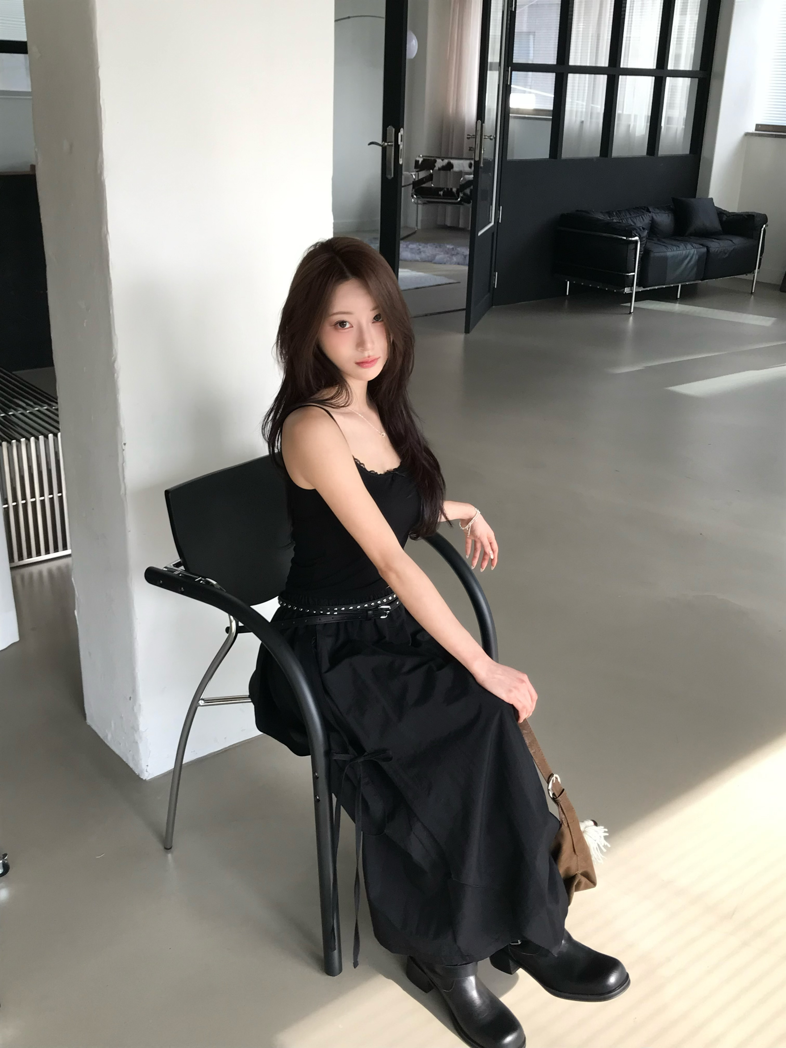 J01 柔軟親膚蕾絲bratop (黑)