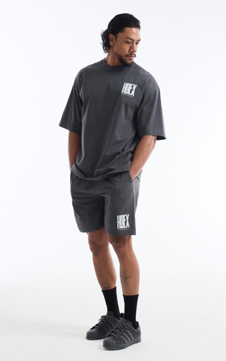 YM047 HDEX Crack Printed Shorts