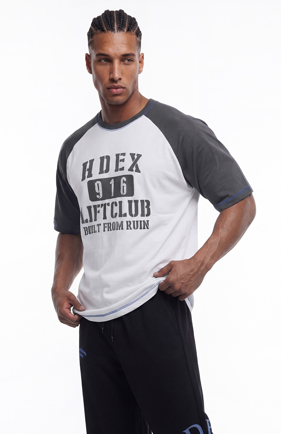 YM046 HDEX Lift Stitch Raglan Short Sleeve
