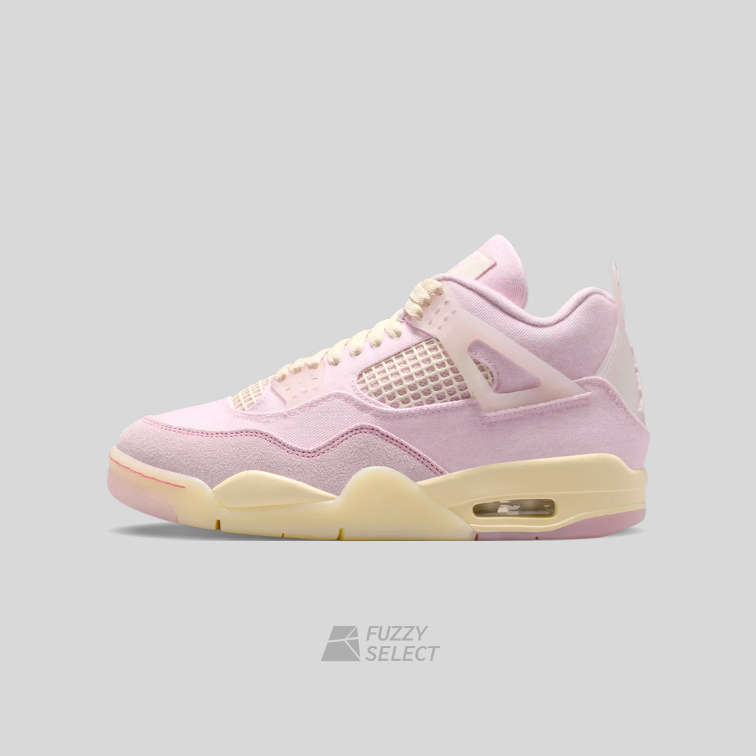 【逢甲 FUZZY】W Air Jordan 4 "Iced Carmine" 粉牛仔 IB6716-600