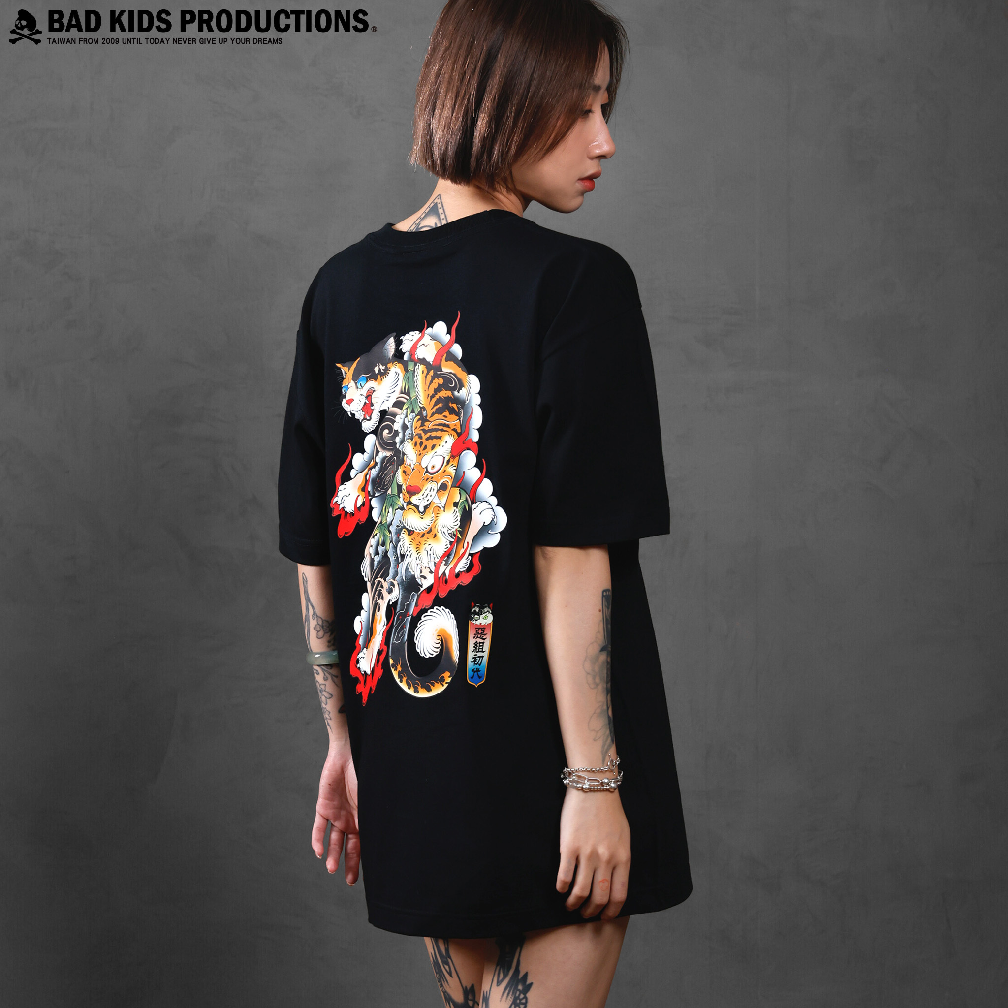 BAD KIDS 惡童 26S/S Tattoo Cat Tee (老虎款)