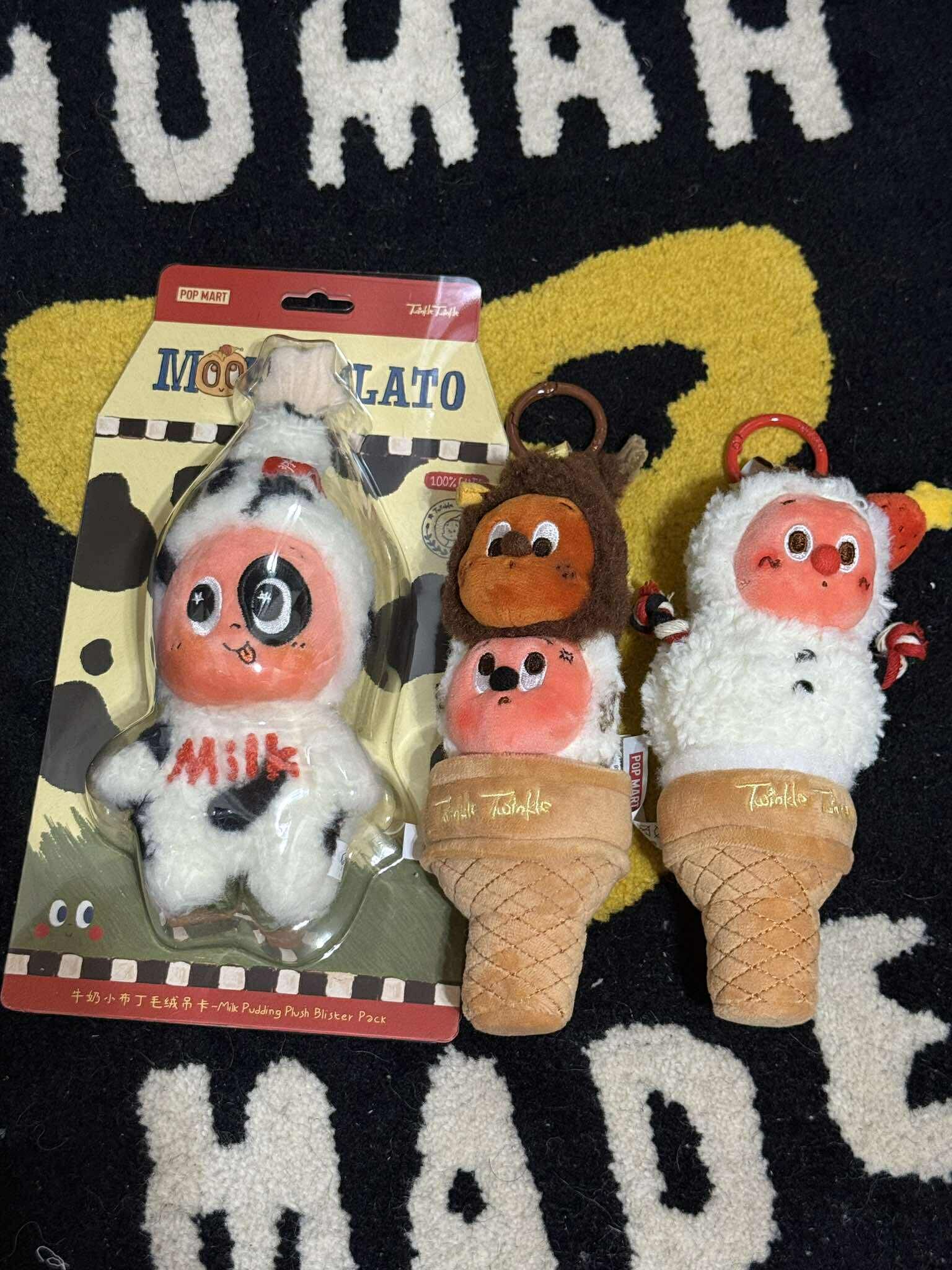 泡泡馬特 星星人 甜筒 冰淇淋 吊飾 鑰匙圈
