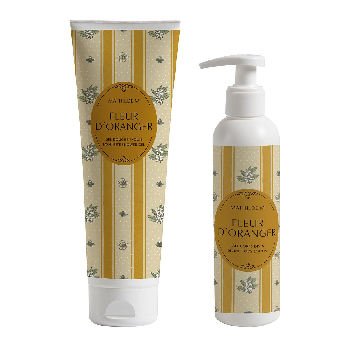 1MM0420-702 [MATHILDE M] 橙花香氛禮盒：250毫升身體乳及250毫升沐浴露 #COLGFO (EU)