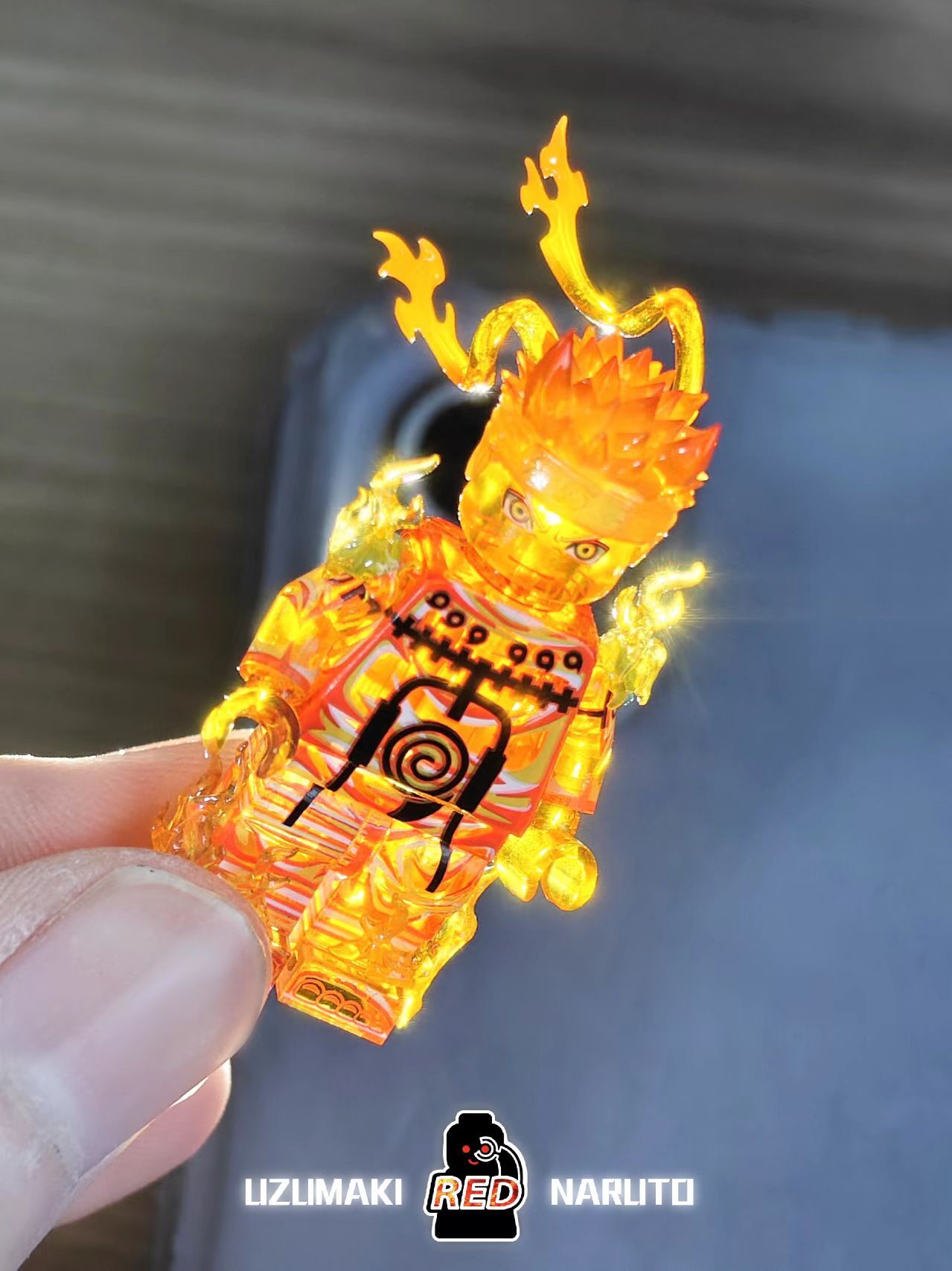 【Preorder】【Red】Nine-Tails Chakra Naruto (Transparent)