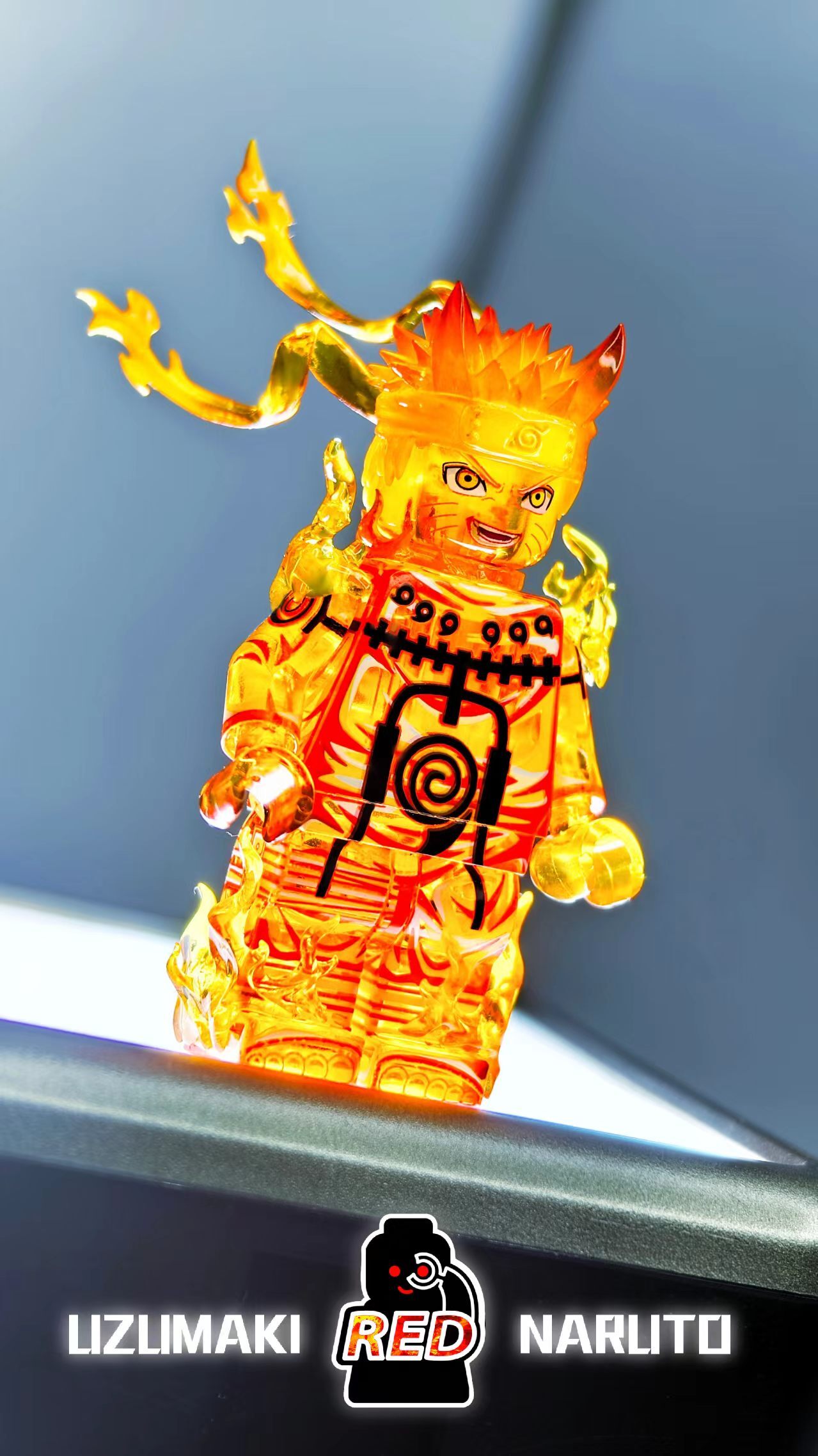 【Preorder】【Red】Nine-Tails Chakra Naruto (Transparent)