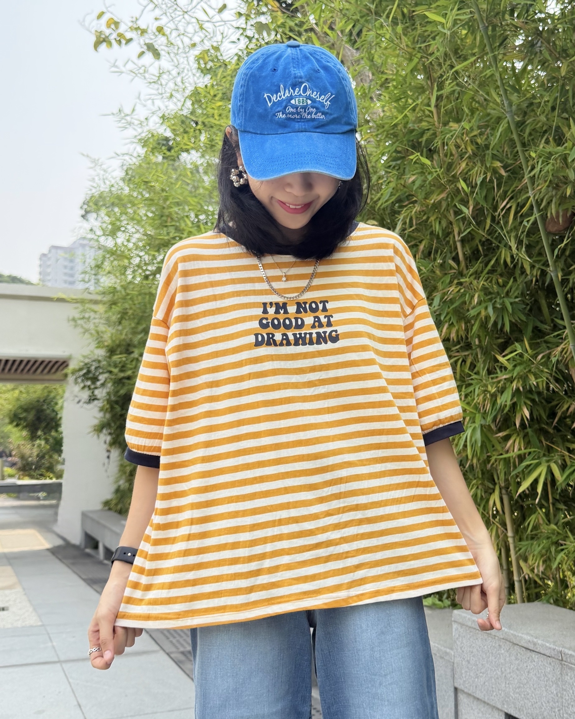 4月新品♥橫間拼色Tee