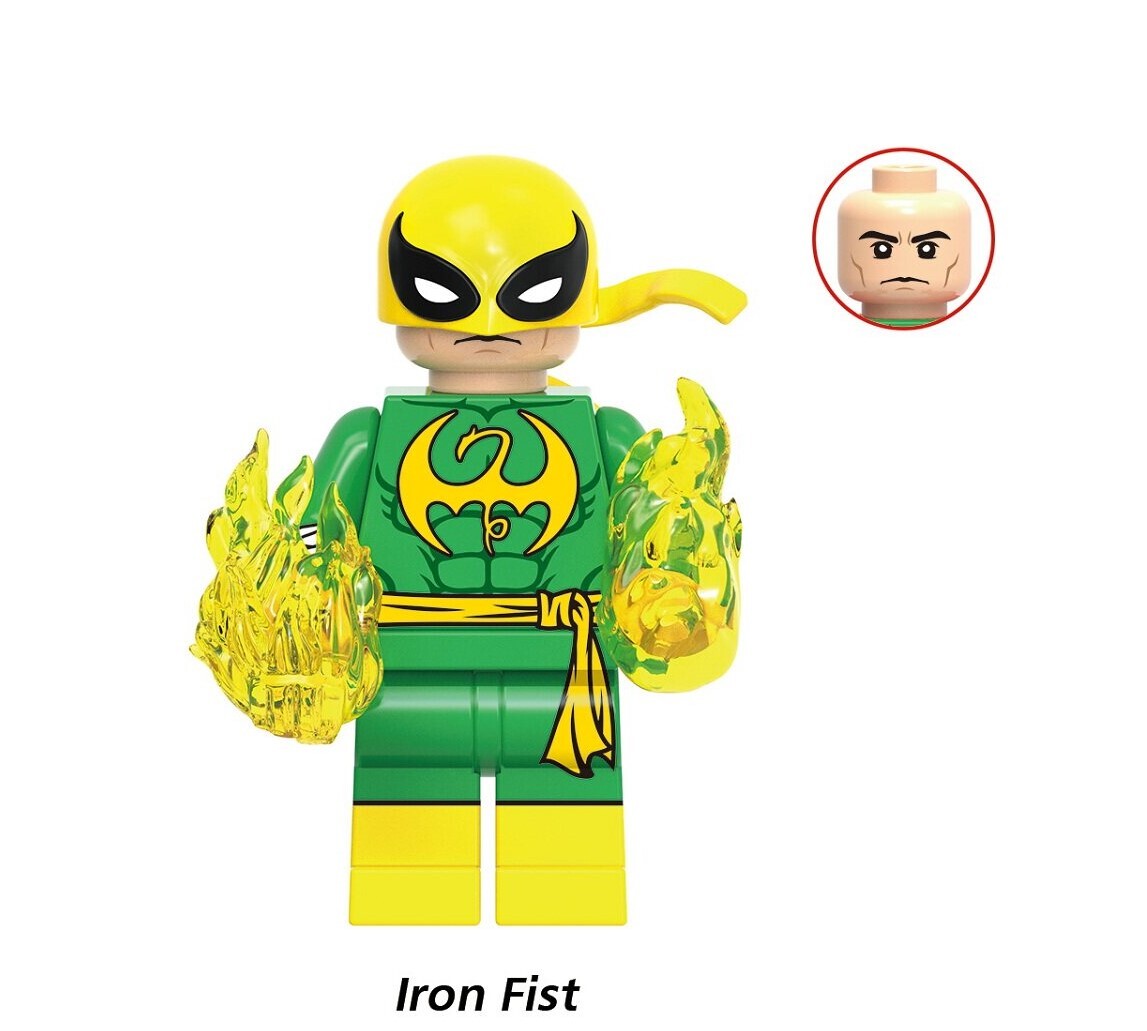 Daredevil Iron Fist DC Custom Minifigures Minifigs Fit Lego G0198 GH0771
