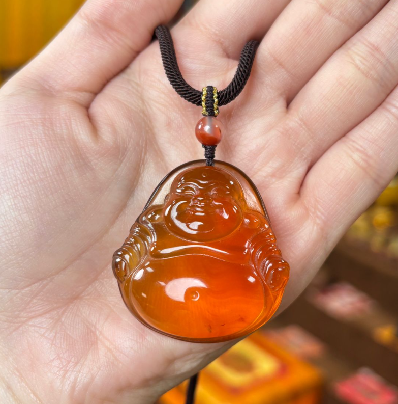 NC260420-H176-琥珀巨型佛公吊墜繩鏈-(需留中文全名，包集體開光)(預計6月中到貨)(只限尖沙咀門市自取不包郵)