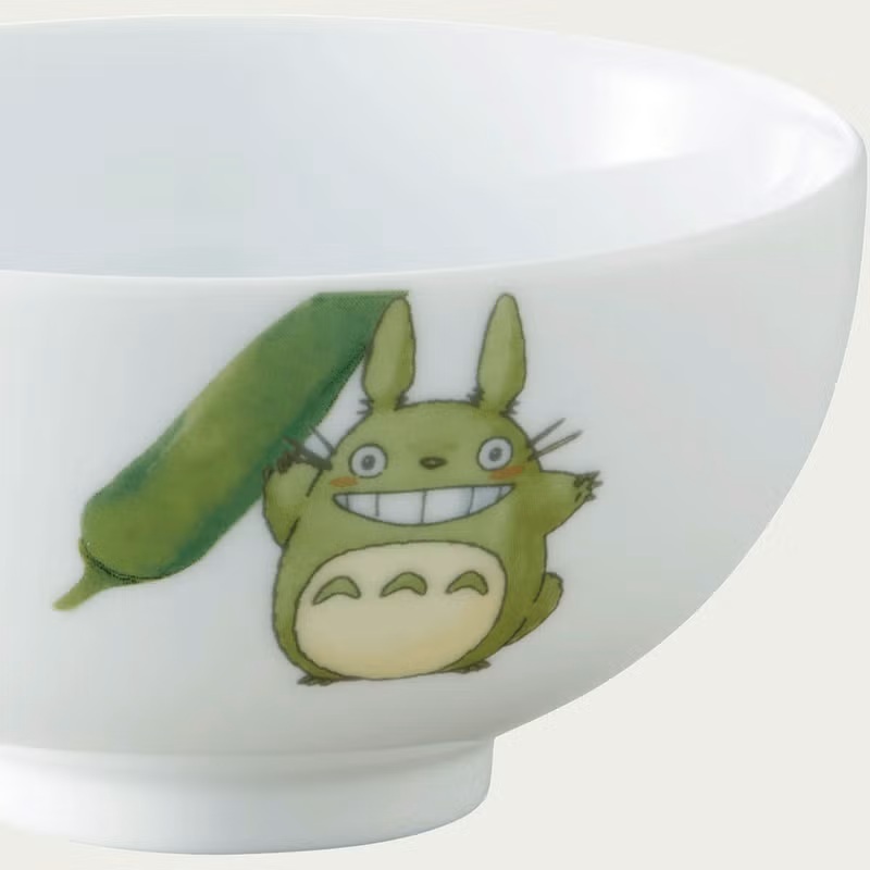 Noritake 飯碗 龍貓 秋葵