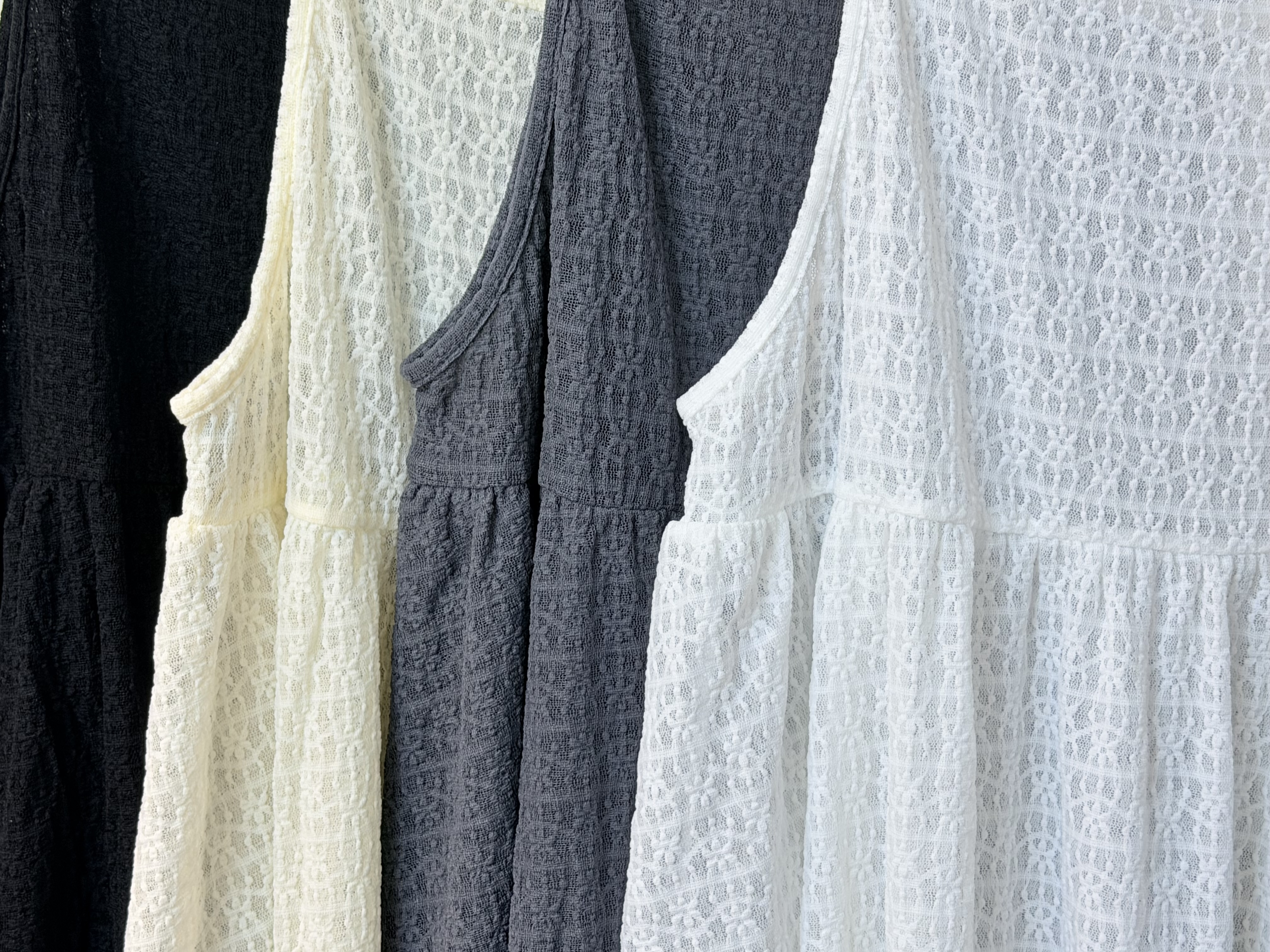 斜邊層層Lace垂感外搭 ⁺.