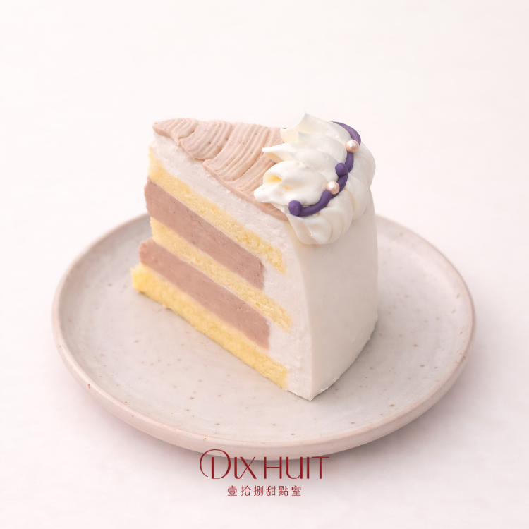 零伍 |芋泥四葉鮮奶油戚風| 4吋、6吋