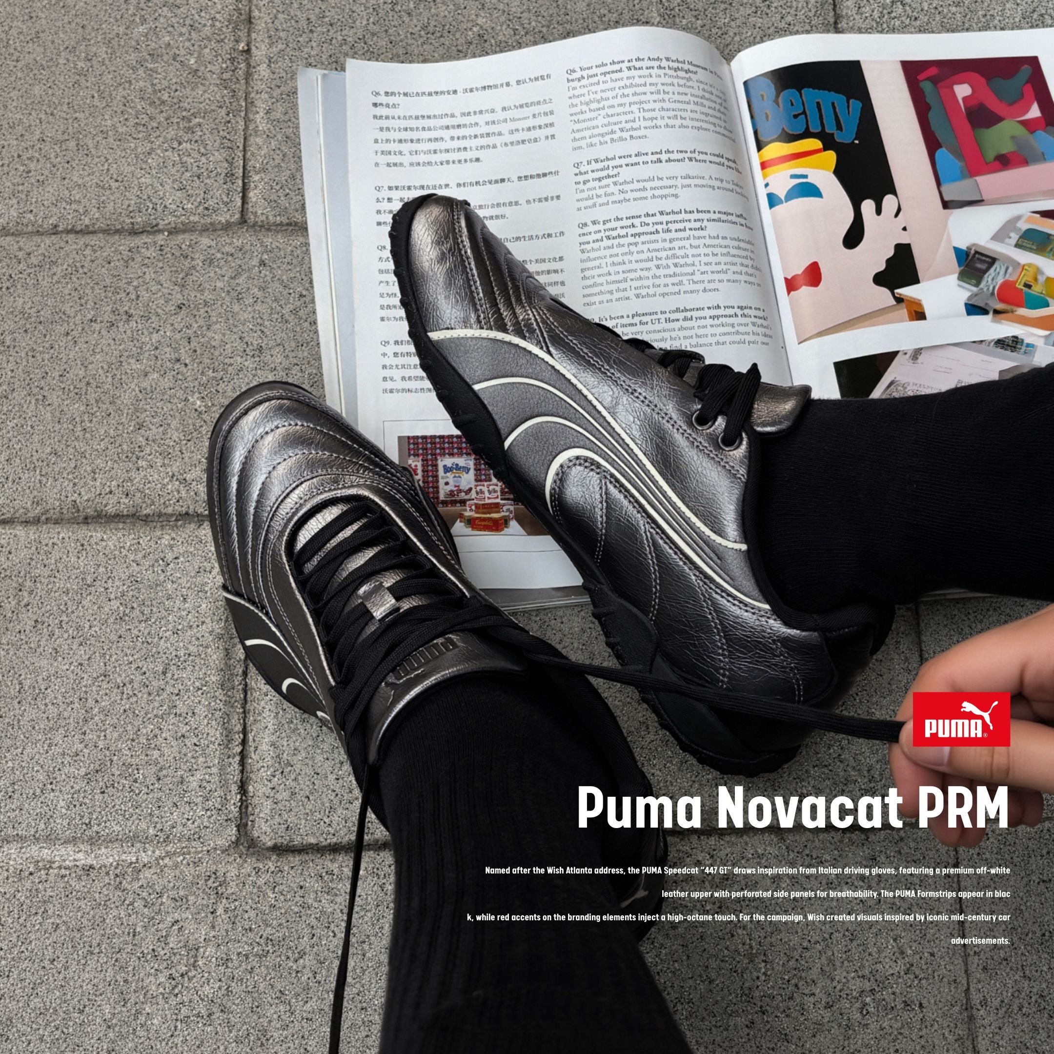 NICEDAY 代購 Puma Novacat PRM 銀黑 科技感 未來 都市 時尚 408095-01