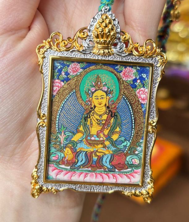 NC260420 - H166-財源天母唐卡吊墜-(需留中文全名，包集體開光)(預計6月中到貨)(只限尖沙咀門市自取不包郵)