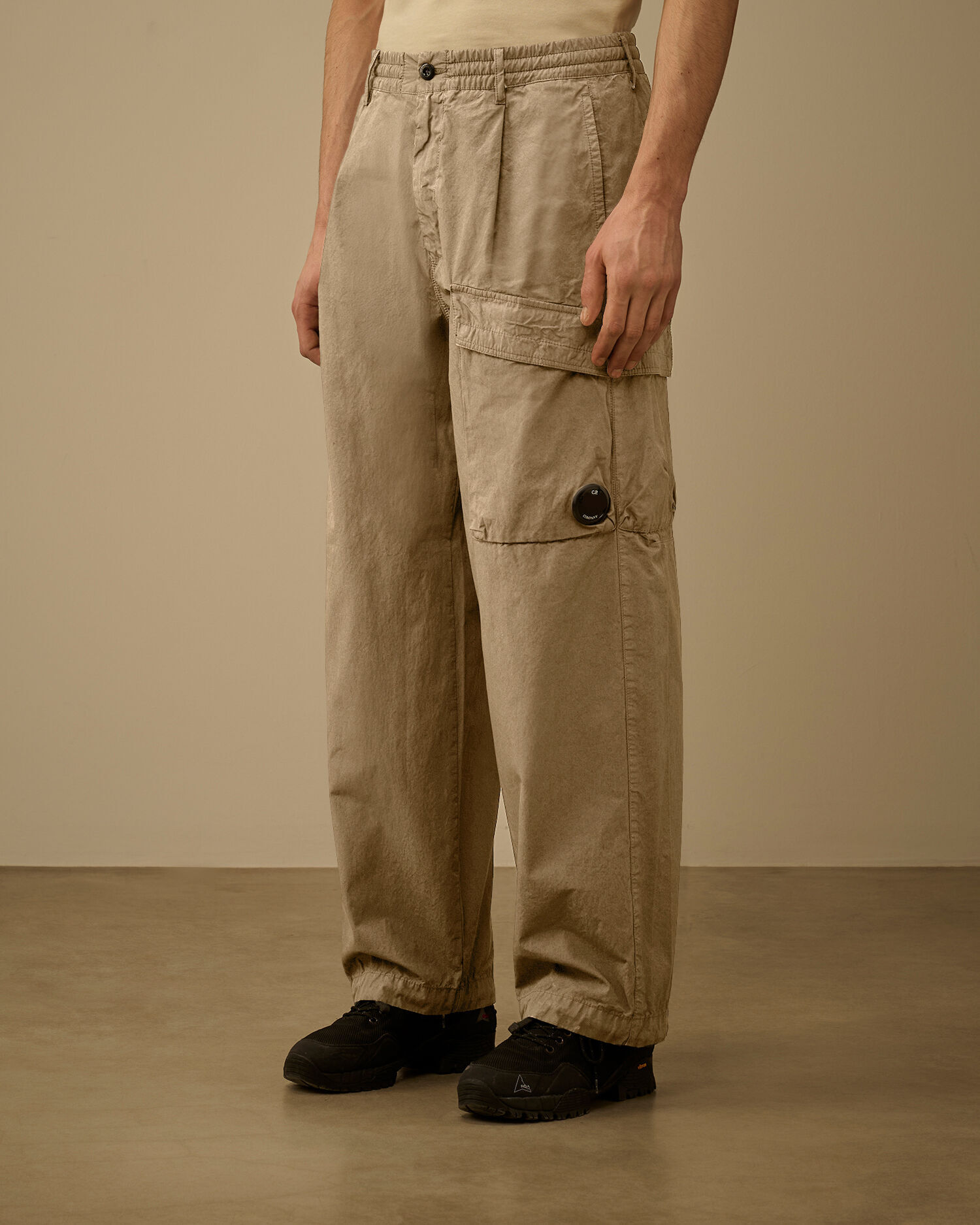 【代購】CP COMPANY Micro-Reps 鏡片寬版工裝褲 Boxy Cargo Pants 機能長褲