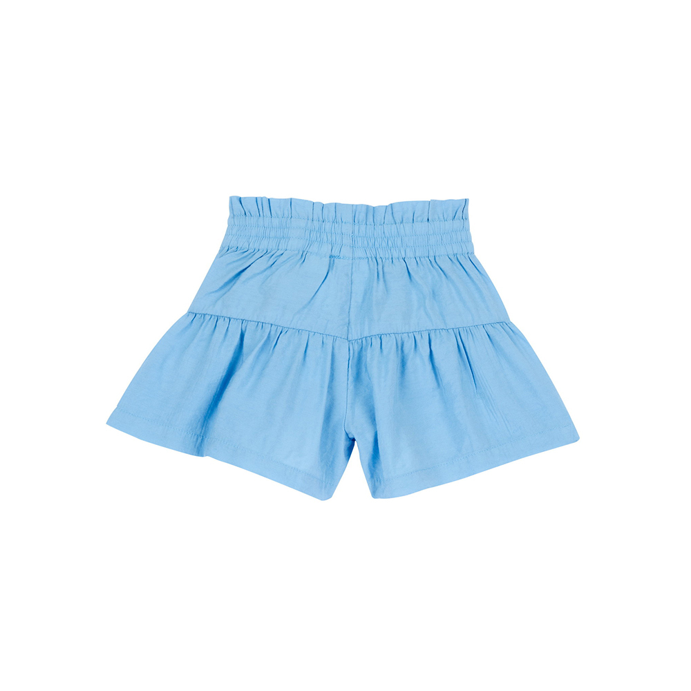 英倫花園-立體花朵層次褲裙