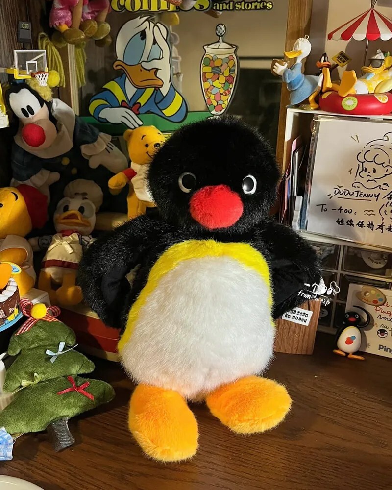 預購！山莫 x Pingu 炸毛毛絨玩偶