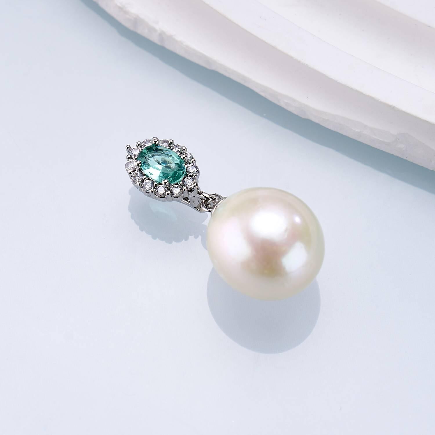 0421sz10-SZHK-PEARL-淡水圓巴萬能扣【不含鏈】(B11)