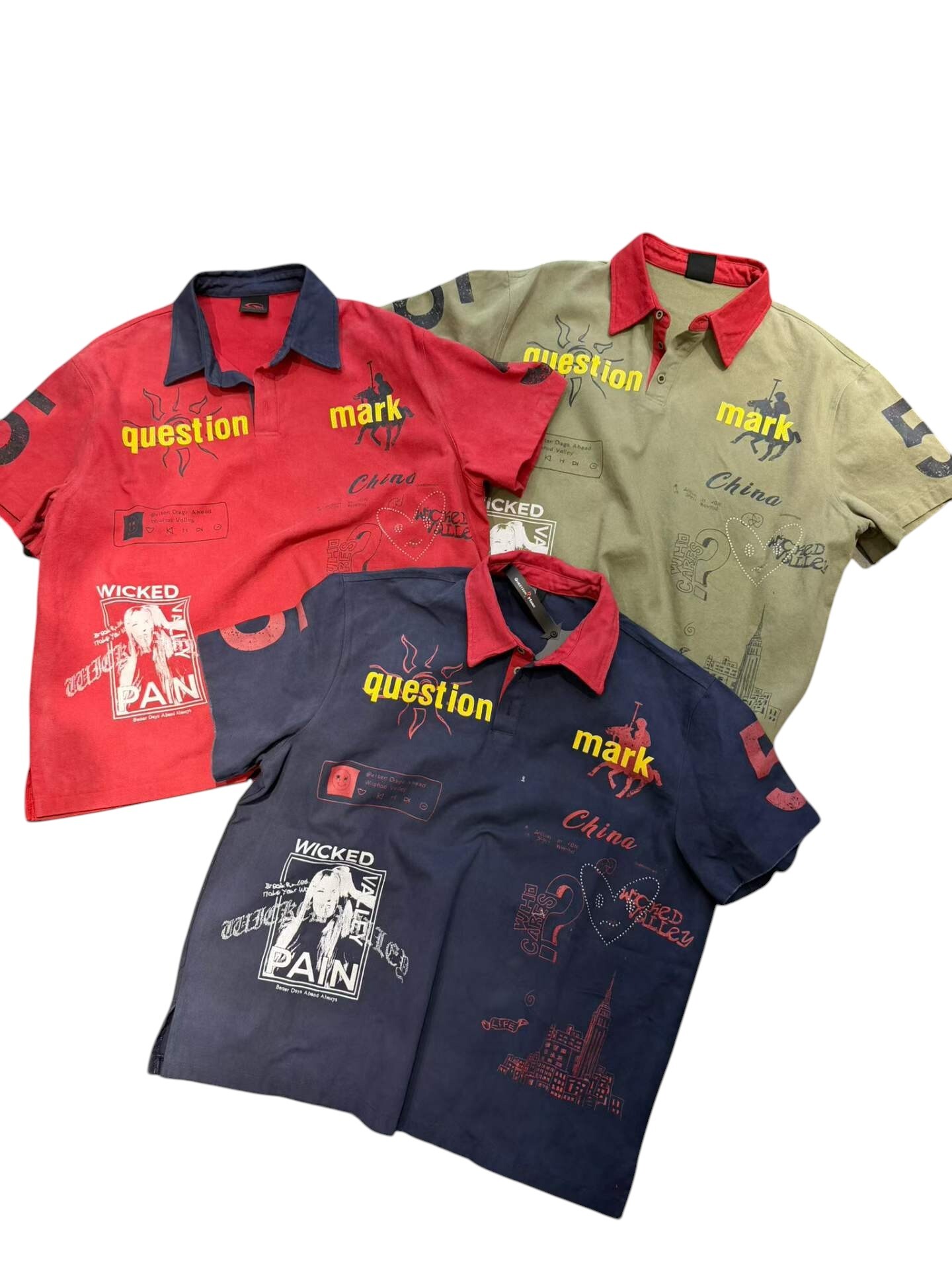 《S.V》美式重工業05圖騰 Polo 衫