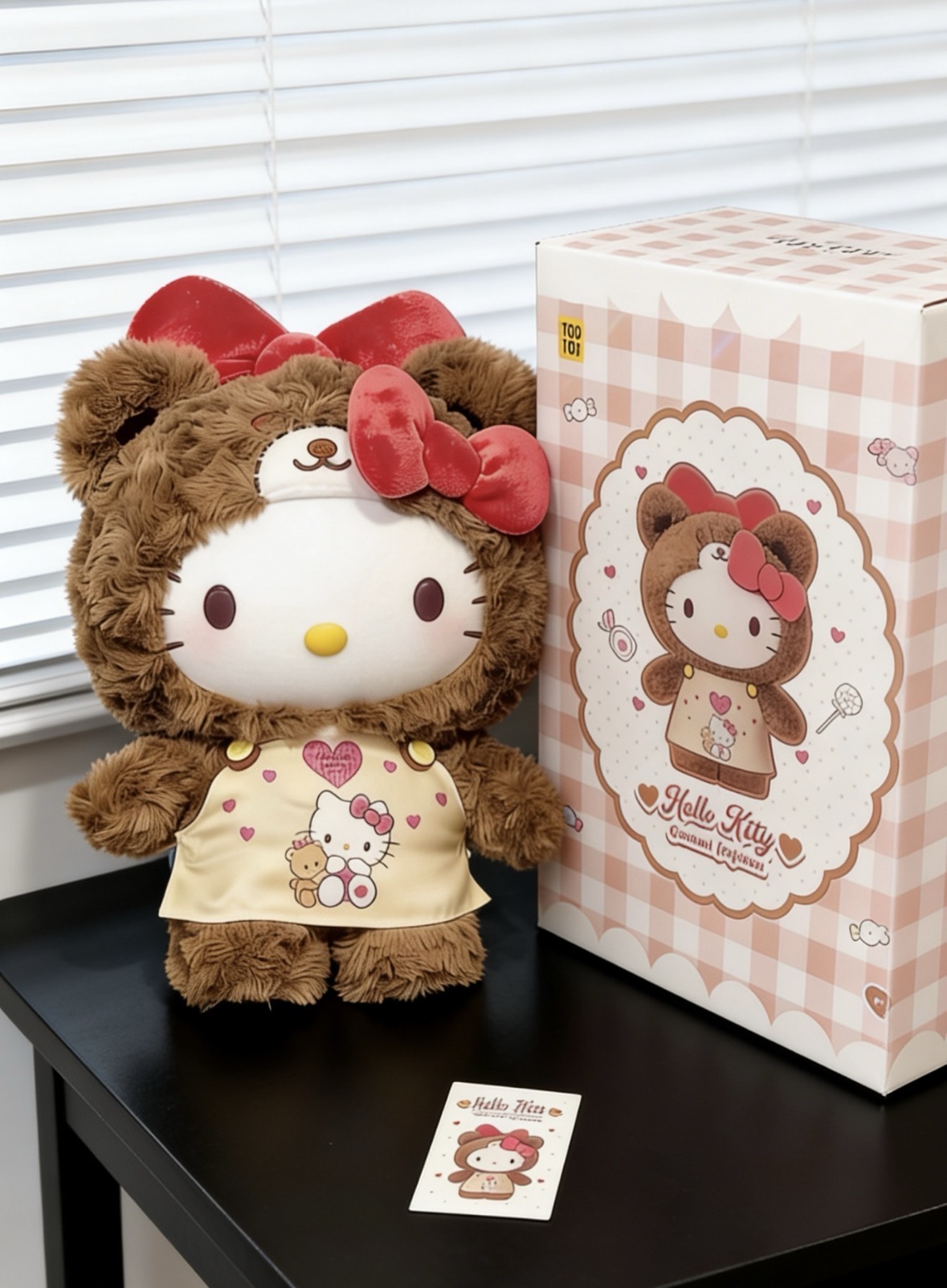 正版授權 Hello Kitty 雙色睡衣系列 毛絨公仔 38cm/預購