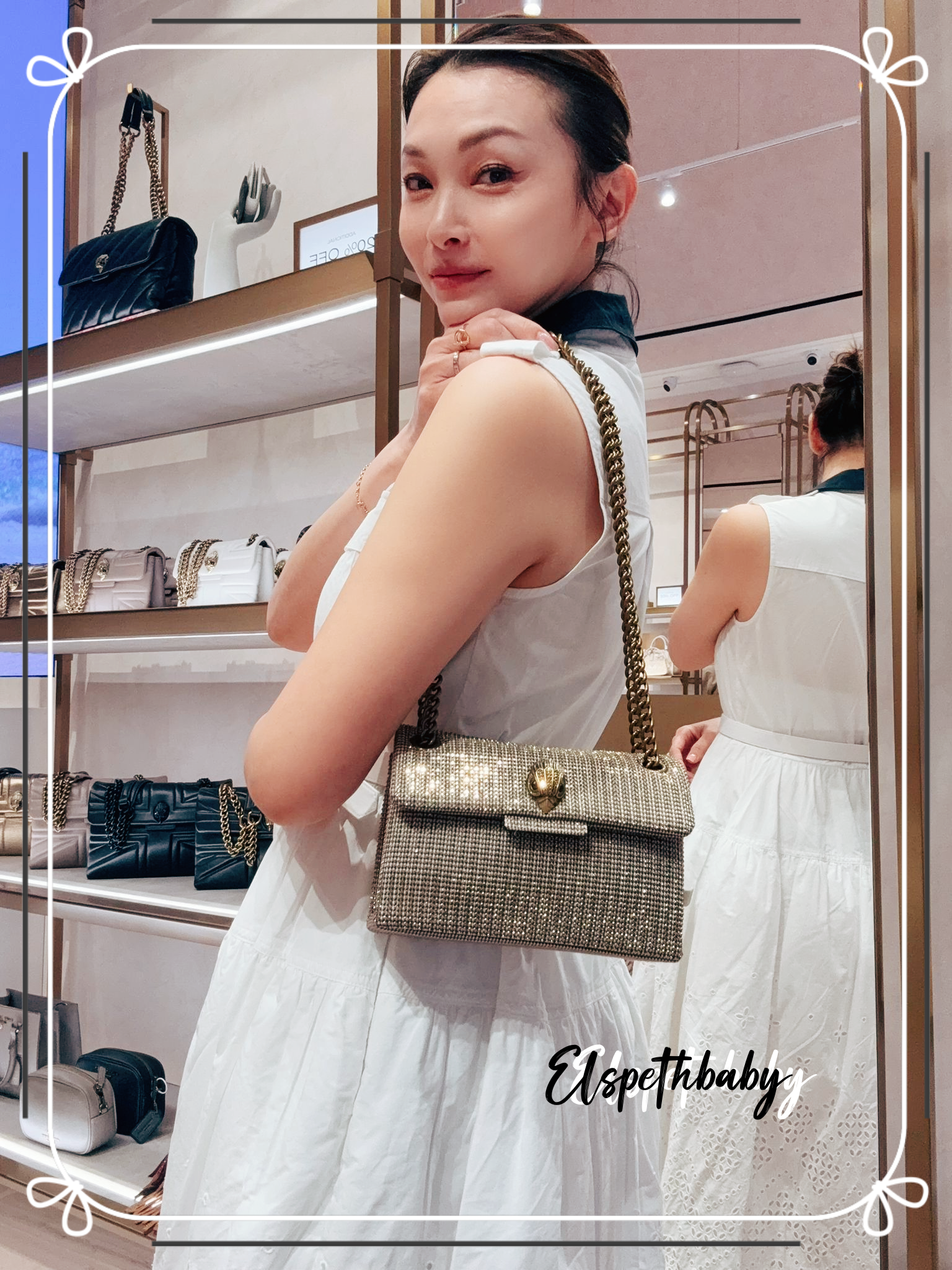 英國代購 -KG Kurt Geiger FABRIC MINI KENSINGTON