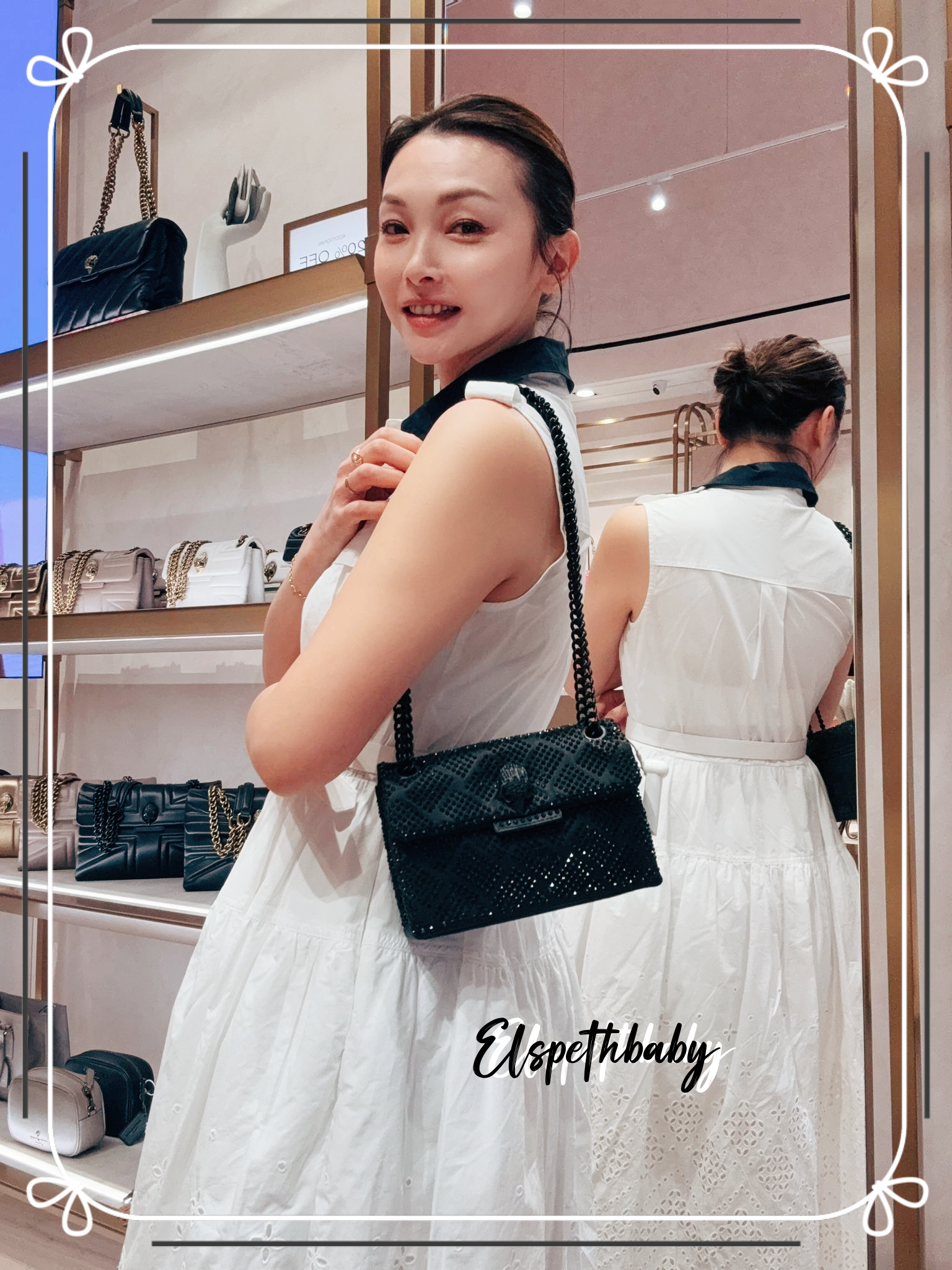 英國代購 -KG Kurt Geiger FABRIC MINI KENSINGTON