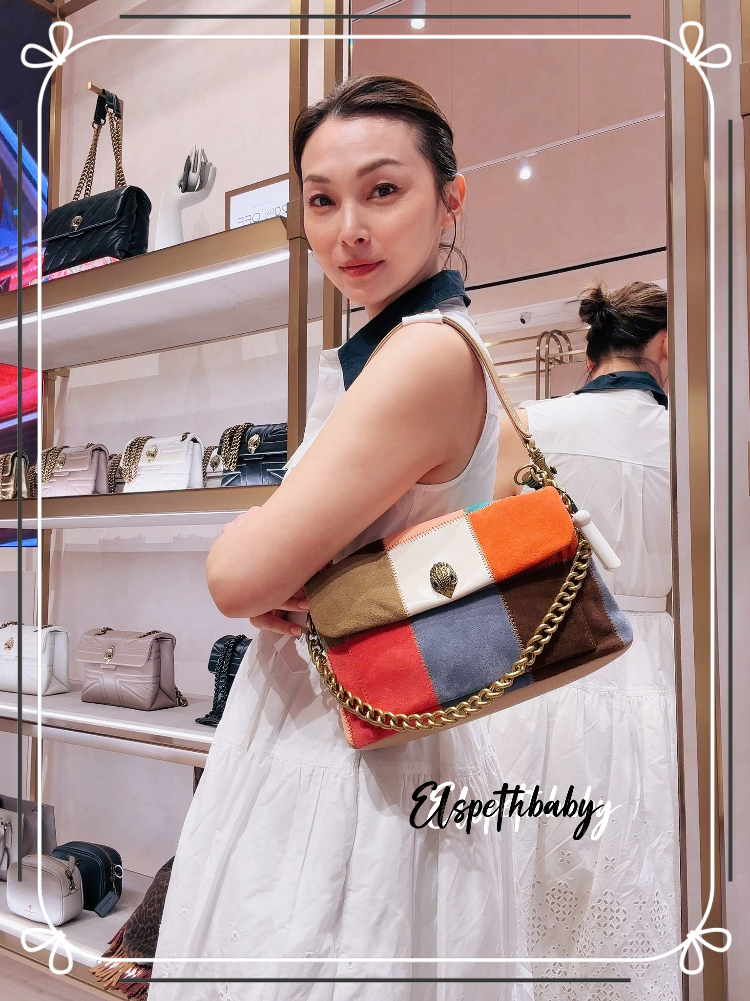 英國代購 -KG Kurt Geiger CELIA SHOULDER BAG 特色拼色