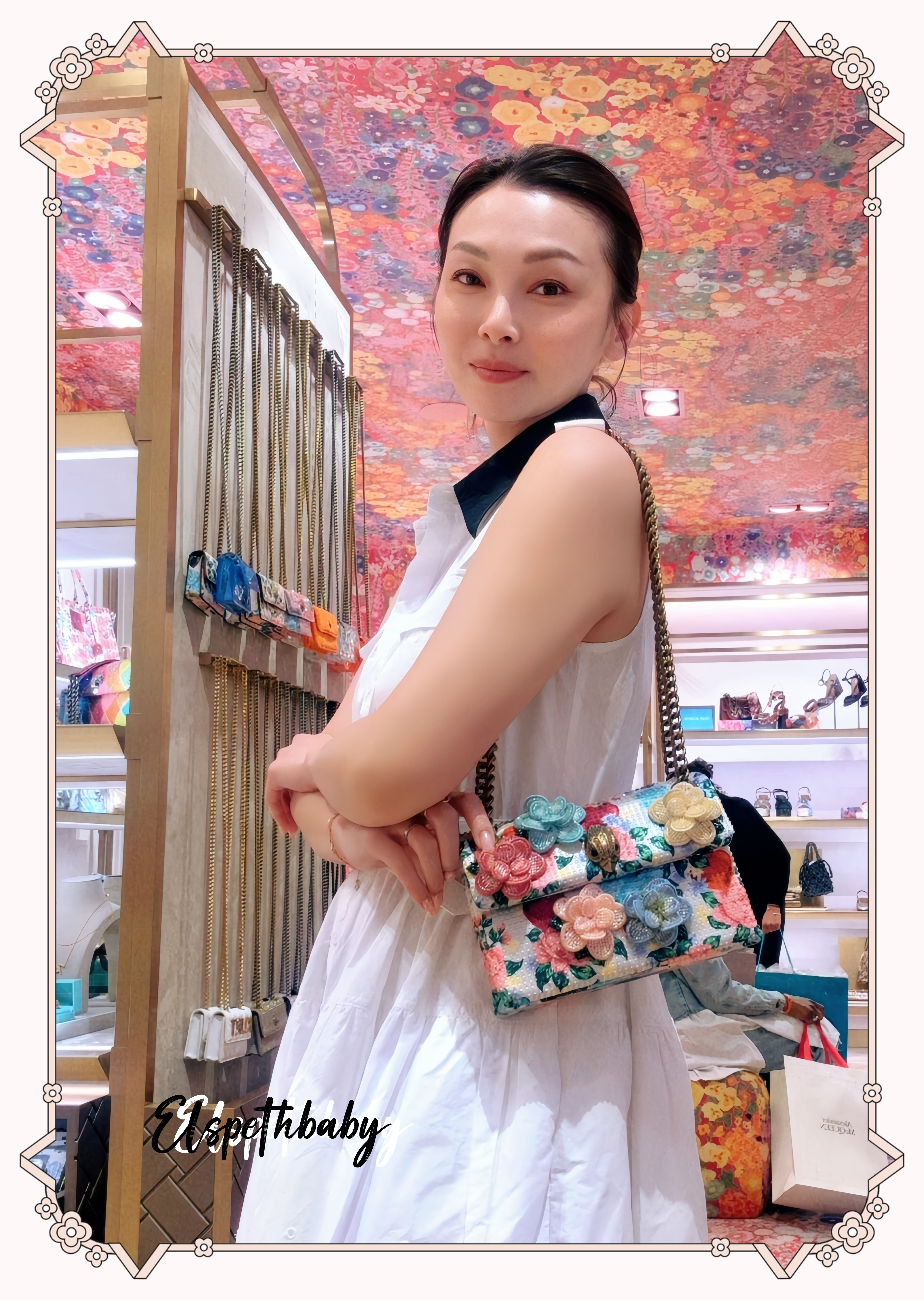 英國代購 - KG Kurt Geiger MINI KENSINGTON FLOWER BAG