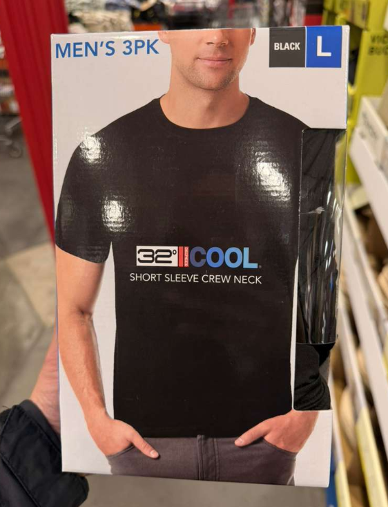 YN149 32derees 男士涼感TEE