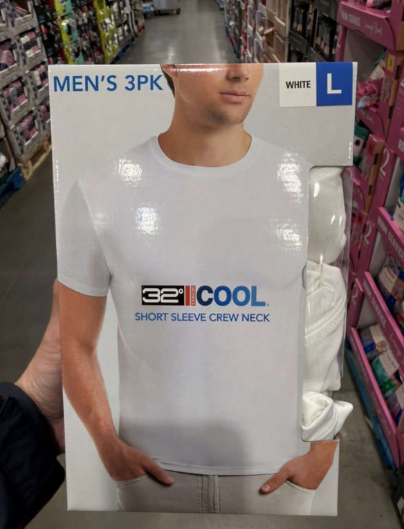 YN149 32derees 男士涼感TEE