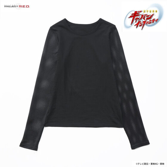 249435 Pbandai 預訂 2026/7月 超宇宙刑事ギャバン インフィニティ　ギャバン・ライヤ／風波駆無　袖あみあみ長袖Tシャツ