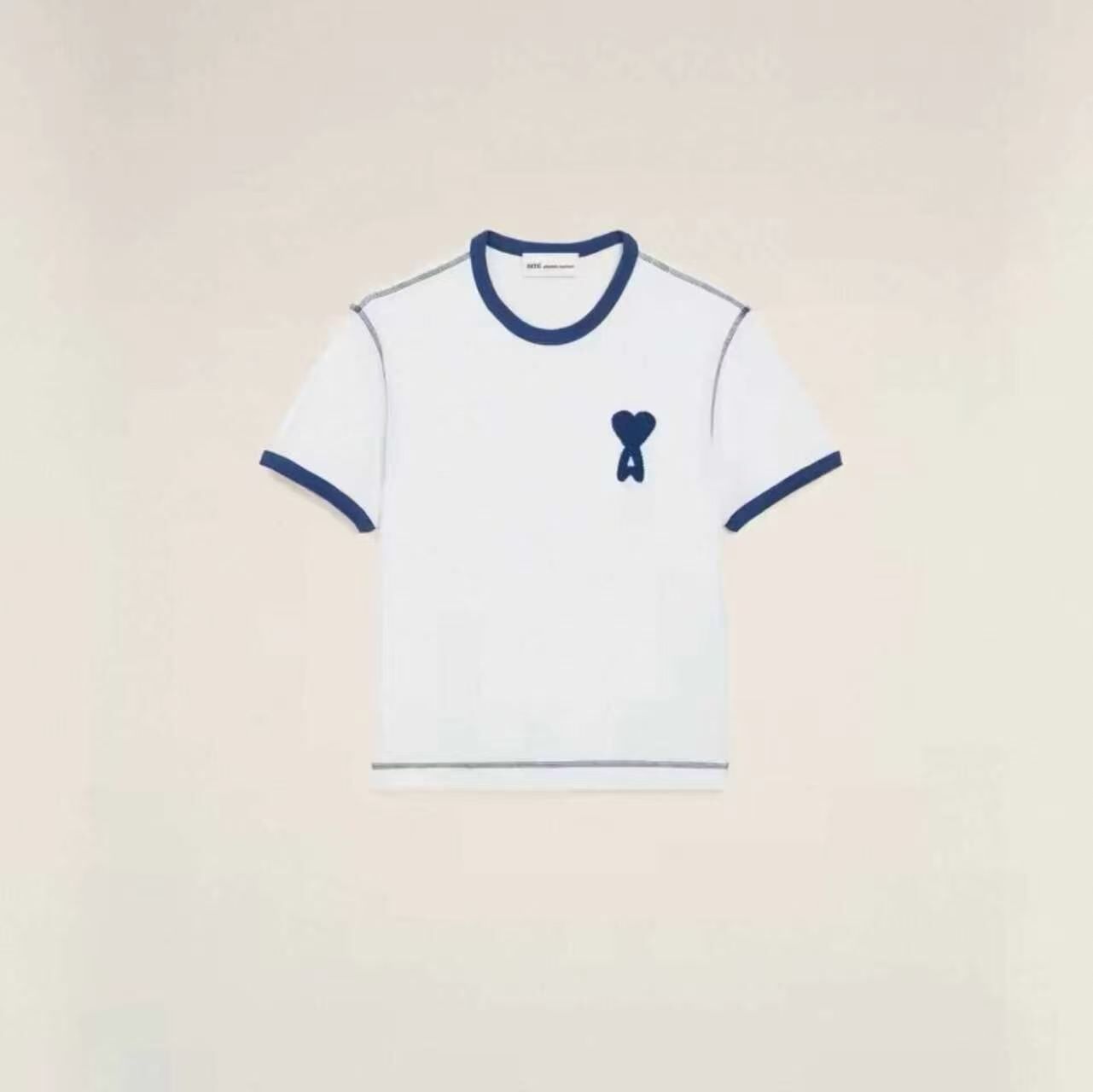 AMl 鉤編立體愛心短T