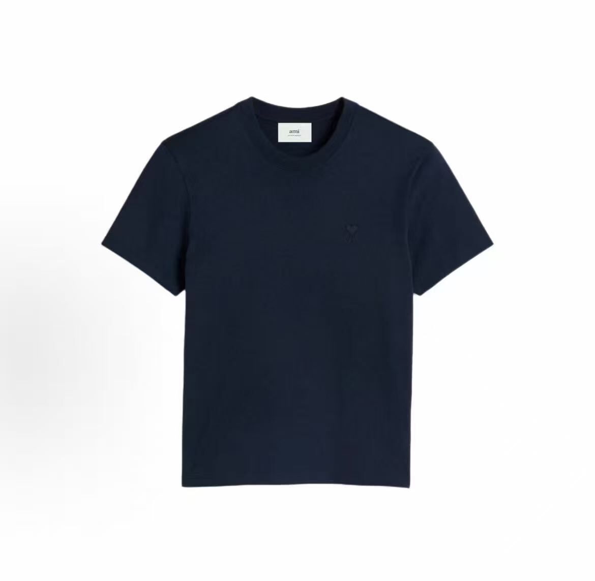 AMl 純色小愛心LOGO短T (4色)