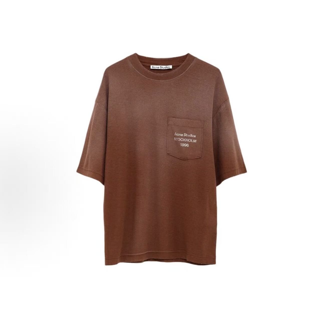 Acne studios 口袋LOGO印花寬鬆短T