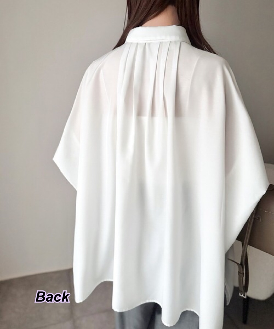 260421 日系女裝 涼感/ 防UV 蝙蝠袖恤衫/4 色