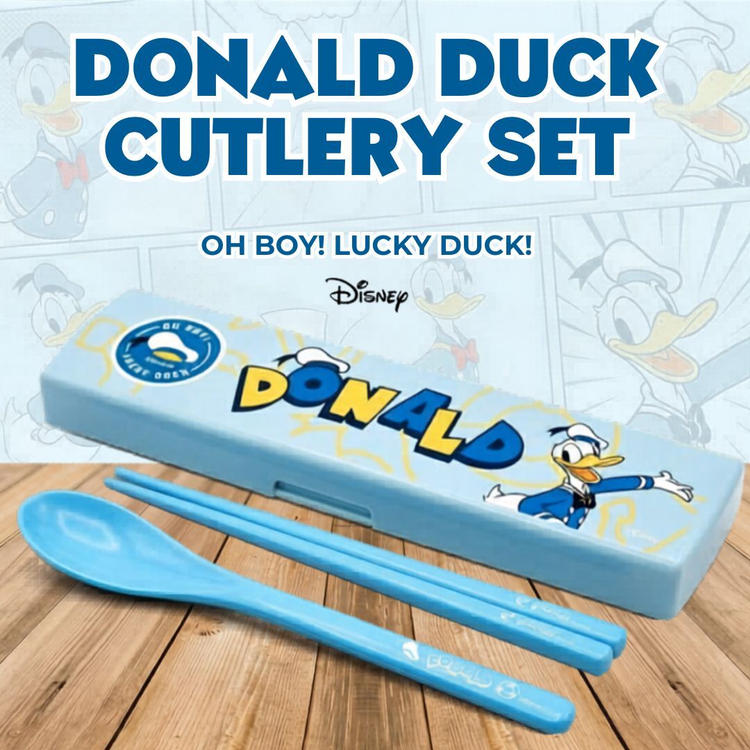 Disney Donald Duck | Cutlery Set (spoon ,chopstick)