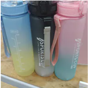 [S] ELIZE RANDOM COLOUR 800ML SPORTS CUP BOTTLE, SE39 (SE39)