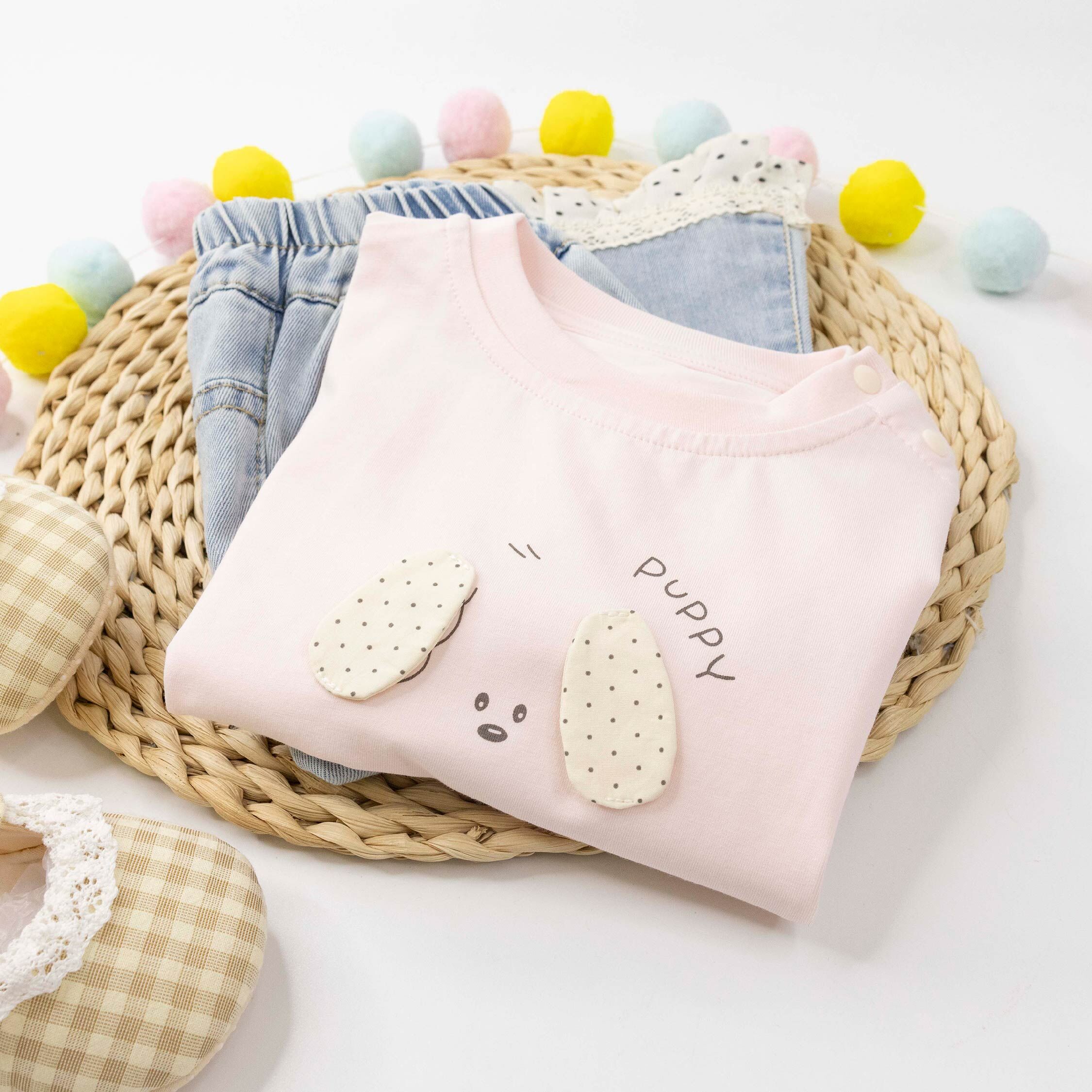 可愛點點耳朵狗狗上衣 (H60030)