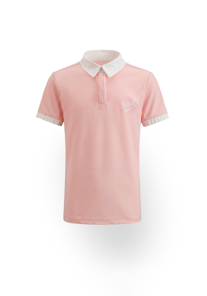 童褶飾POLO短衫-蘇打粉