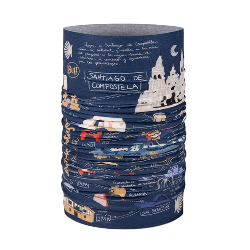 【BUFF】Coolnet抗UV頭巾-聖雅各之路-[北方之路、橋雲之境] BF13835