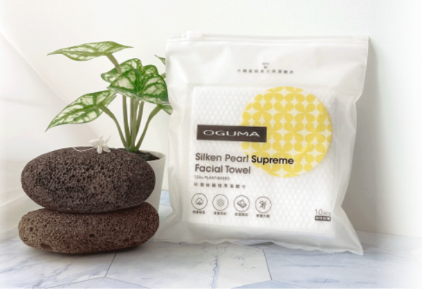 [S] OGUMA SILKEN PEARL SUPREME FACIAL TOWEL,10PCS, SO23 (SO23)