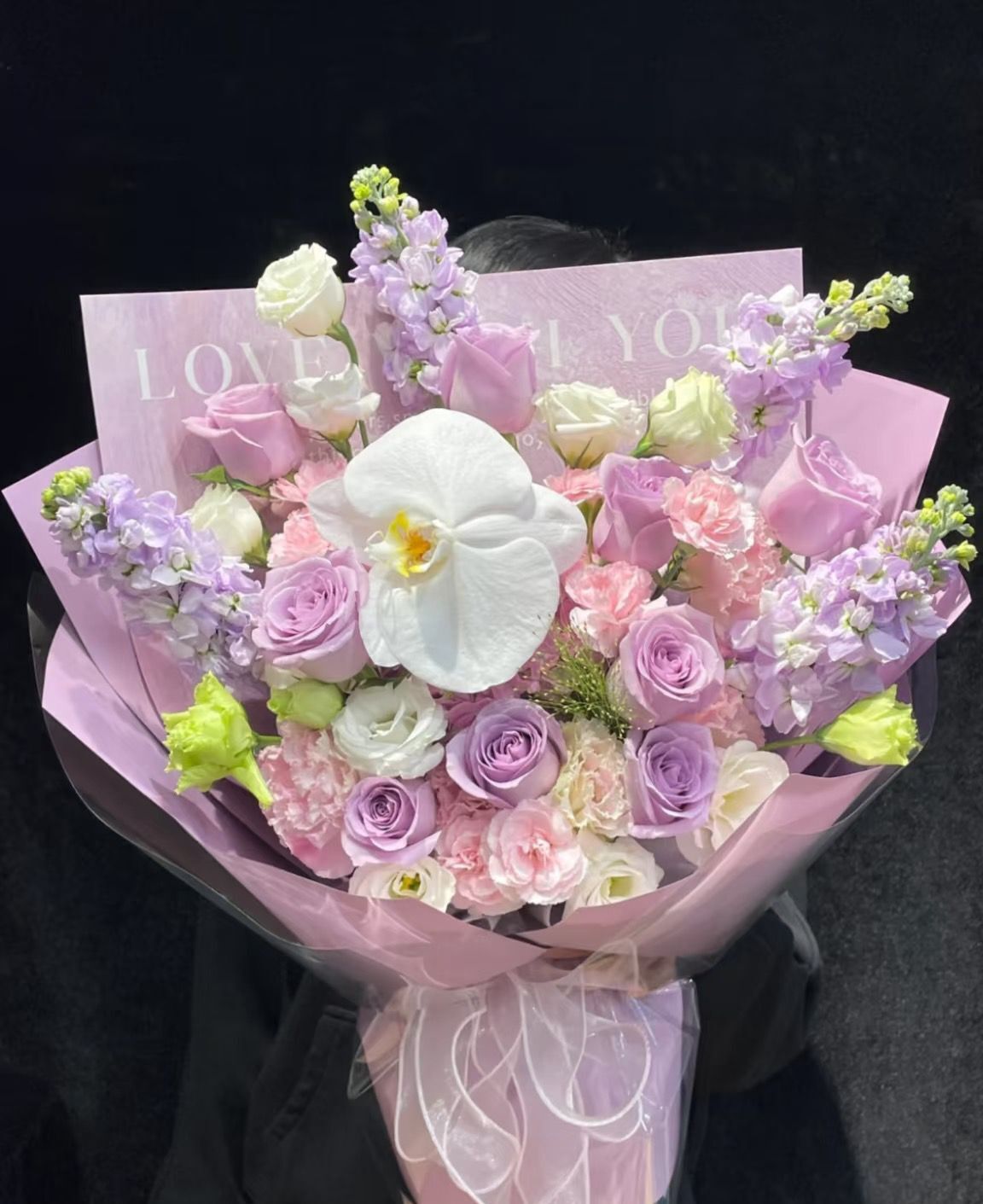 紫玫瑰花束 A03