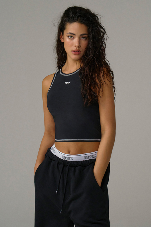 YM016 HDEX Pro Stitch Crop Tank Top