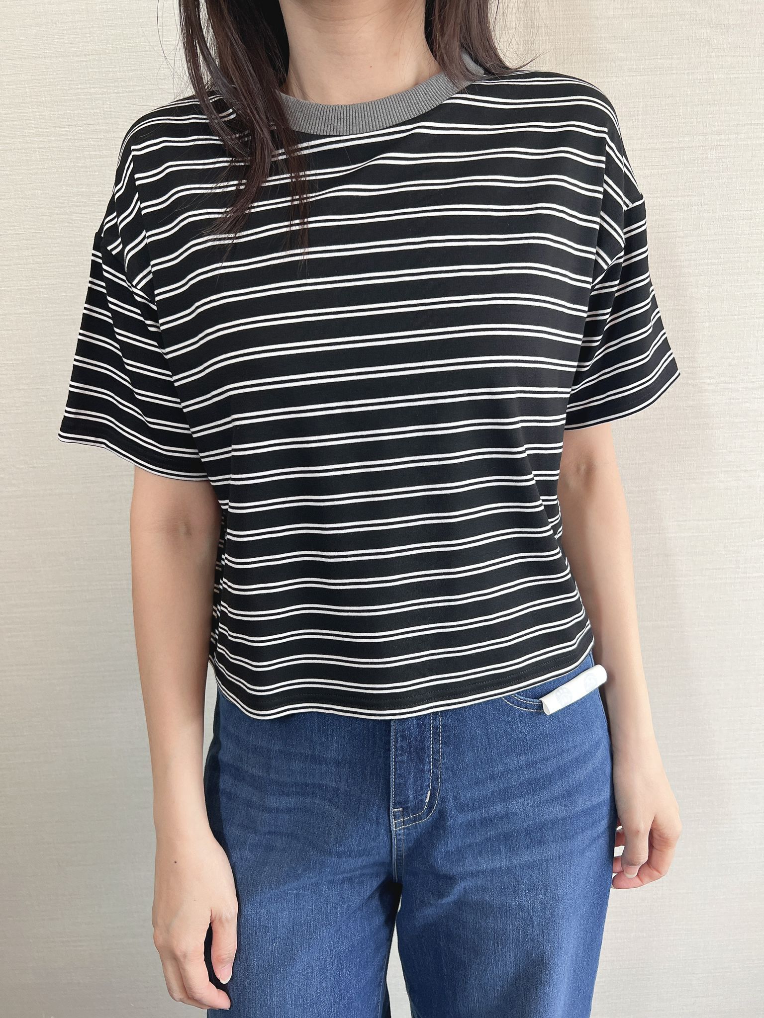 FFF 接觸冷感橫間top