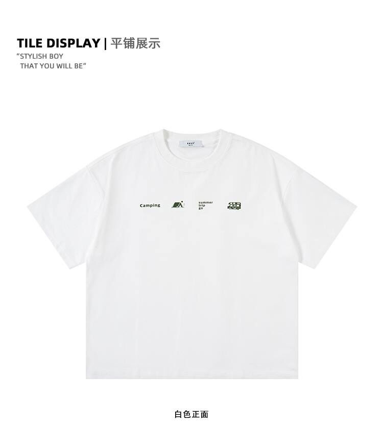 山系戶外露營涼感短T