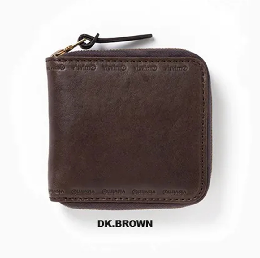 LAST PCS: VISVIM LEATHER BI-FOLD WALLET (HORSE LEATHER) *馬革 - DK. BROWN PRE ORDER ITEM (預訂中)
