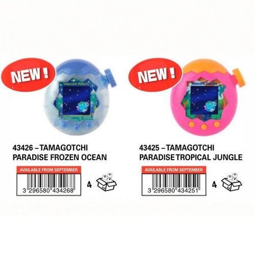預訂 2026年10月 TAMAGOTCHI 他媽哥池 PARADISE 橙色熱帶&冰雪海洋+舊四色