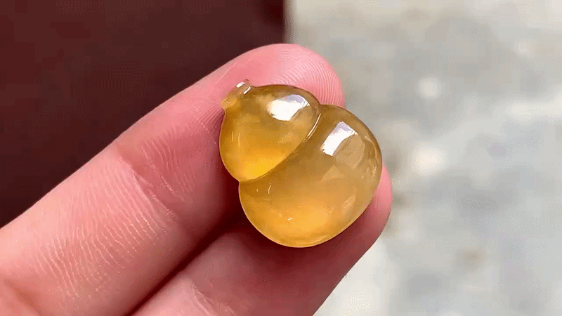 410471 翡翠黃金葫蘆