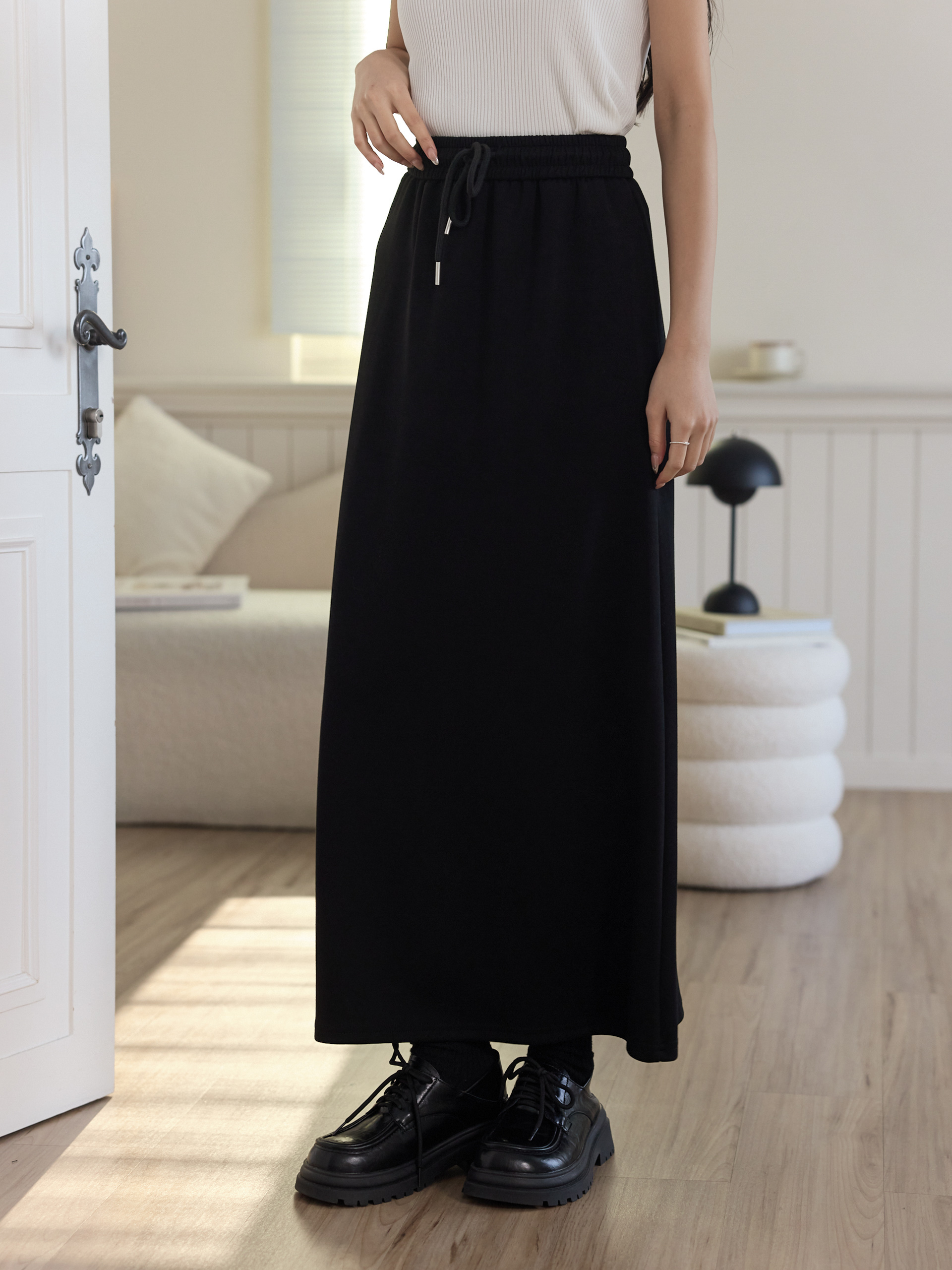 顯瘦垂墜超舒適長裙