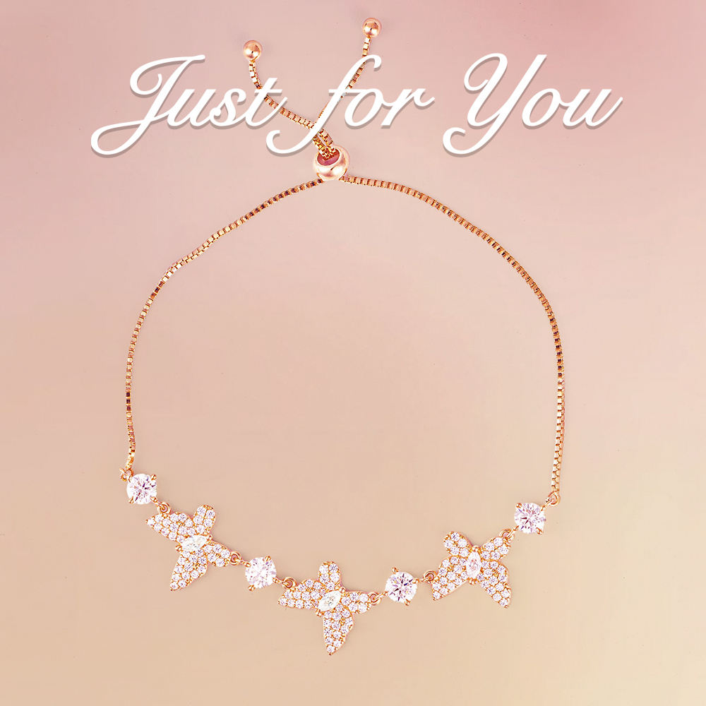 AMARA閃耀金蝴蝶手鏈