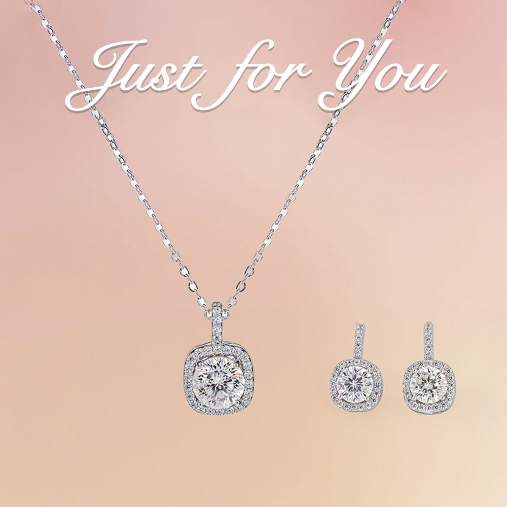 AMARA永恆輝耀項鍊耳環組(耳針款)